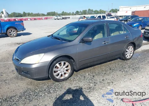 2006 Honda Accord Sdn Ex-L V6 из США, поврежденный, VIN 1HGCM66556A030784